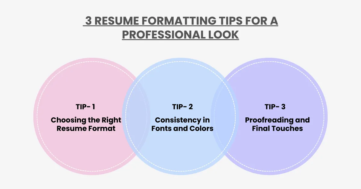 3 Resume Formatting Tips for a Professional Look